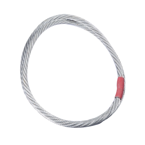 Jointless steel wire rope rigging